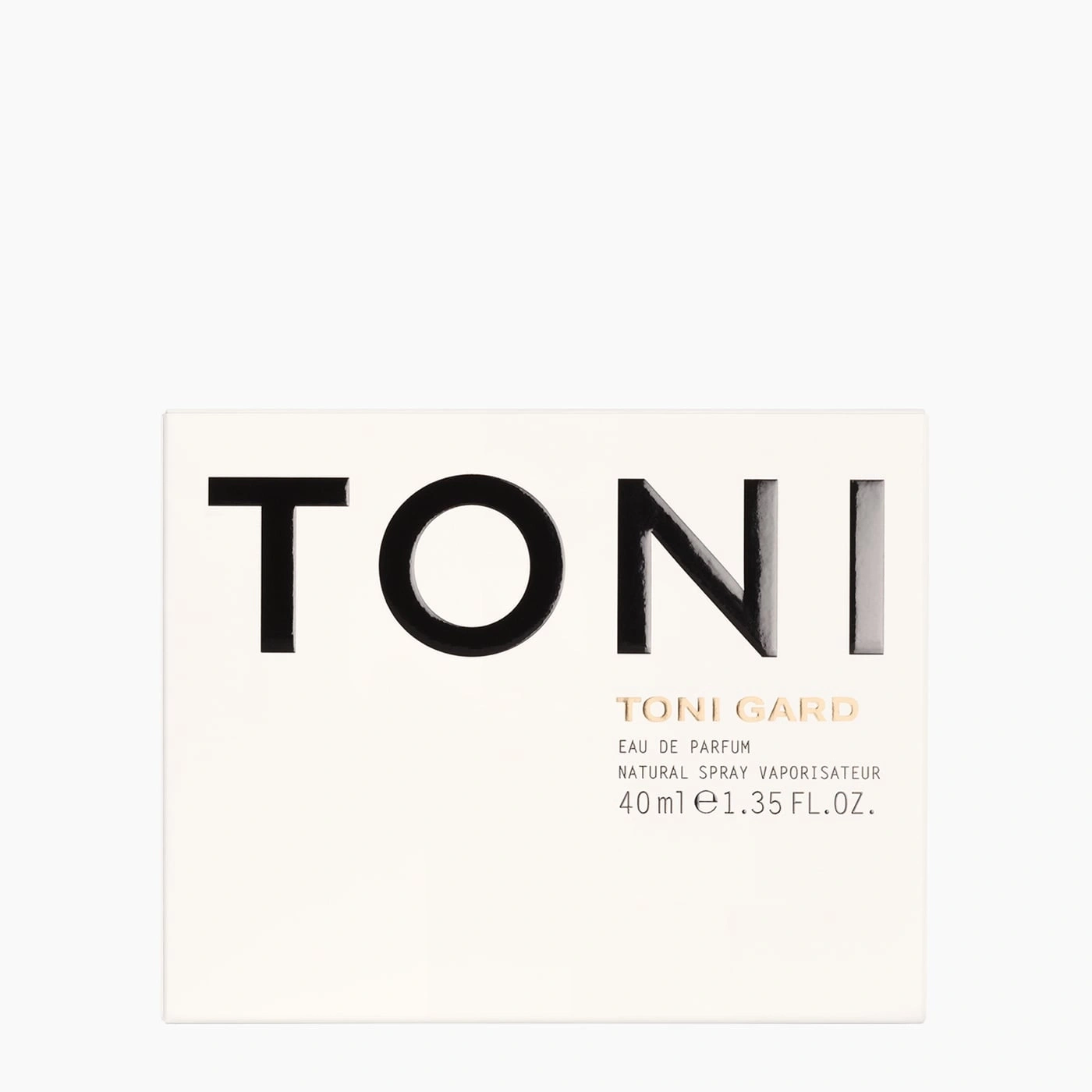 Toni Gard perfume box, Eau de Parfum, 40 ml, white background