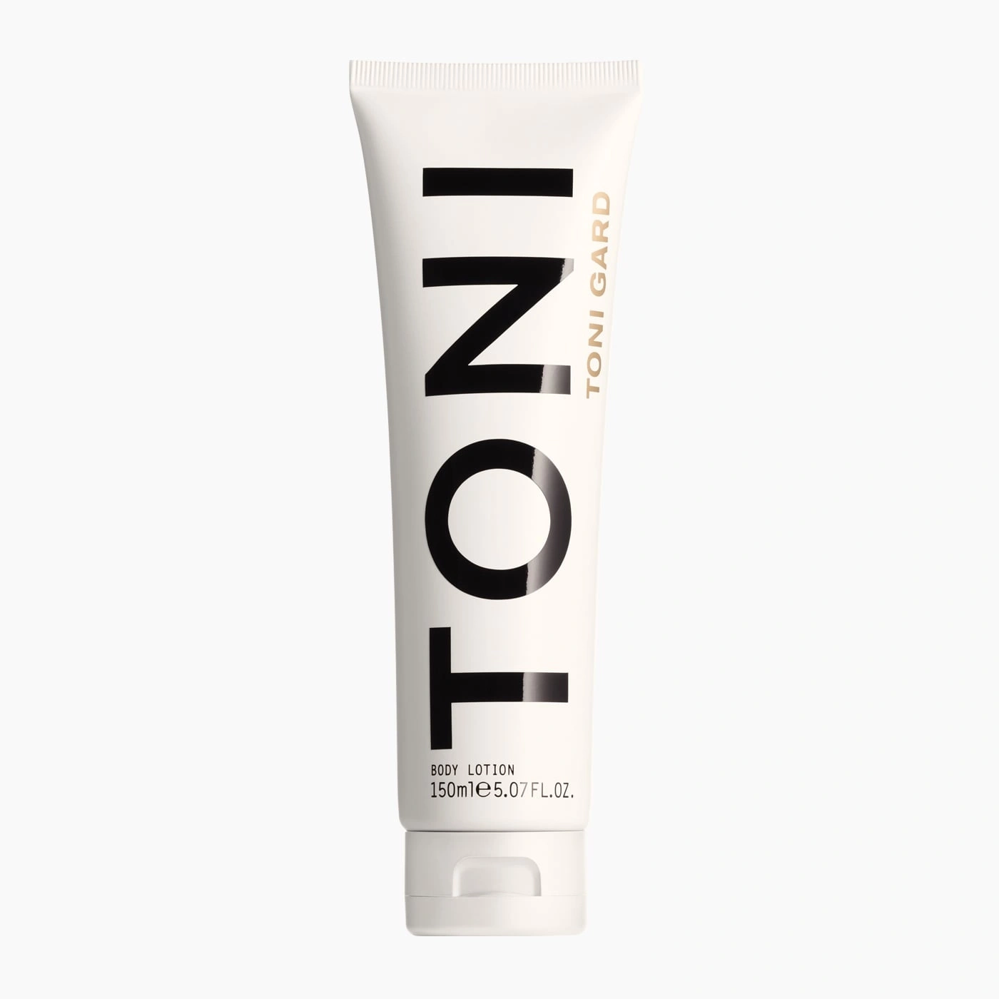 White tube with black "TONI" text and "TONI GARD" on a white background.