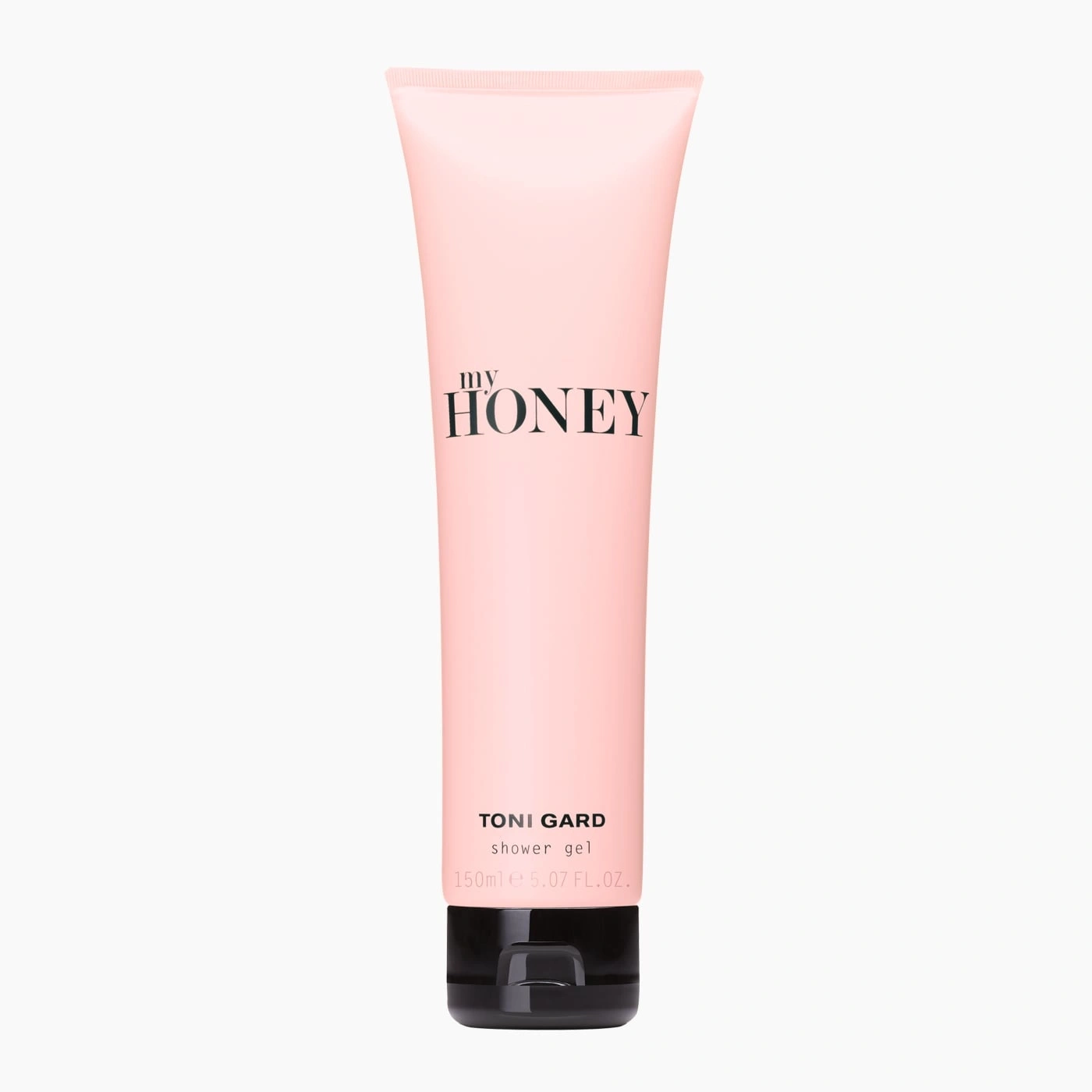 Rosa Tube mit "my HONEY" und "TONI GARD" Duschgel-Aufschrift.